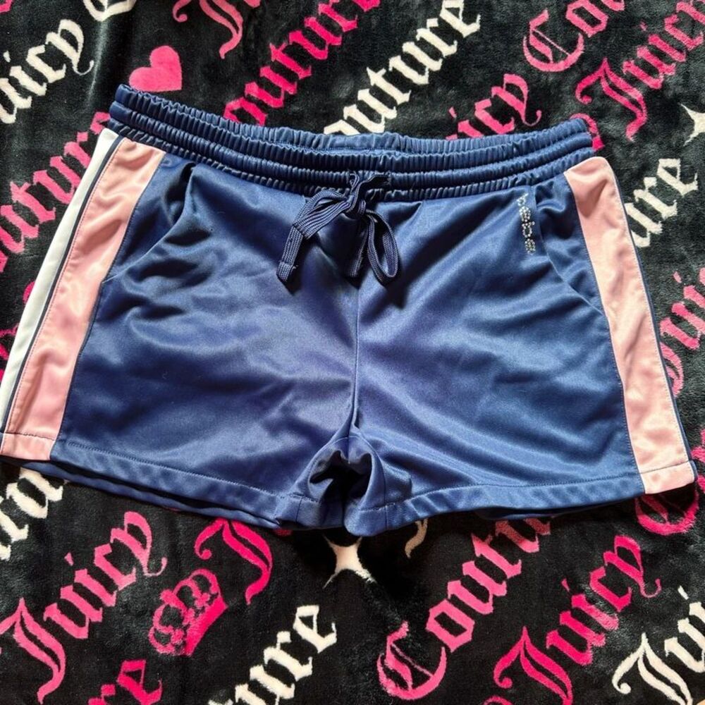 Y2K Bebe Sport Rhinestone Mini Shorts size S